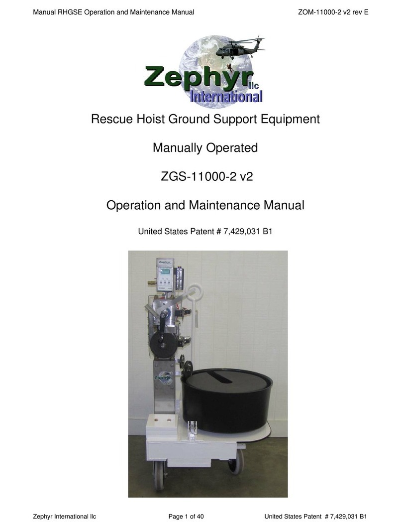 Zephyr ZGS-11000-2 v2 Operation and maintenance manual