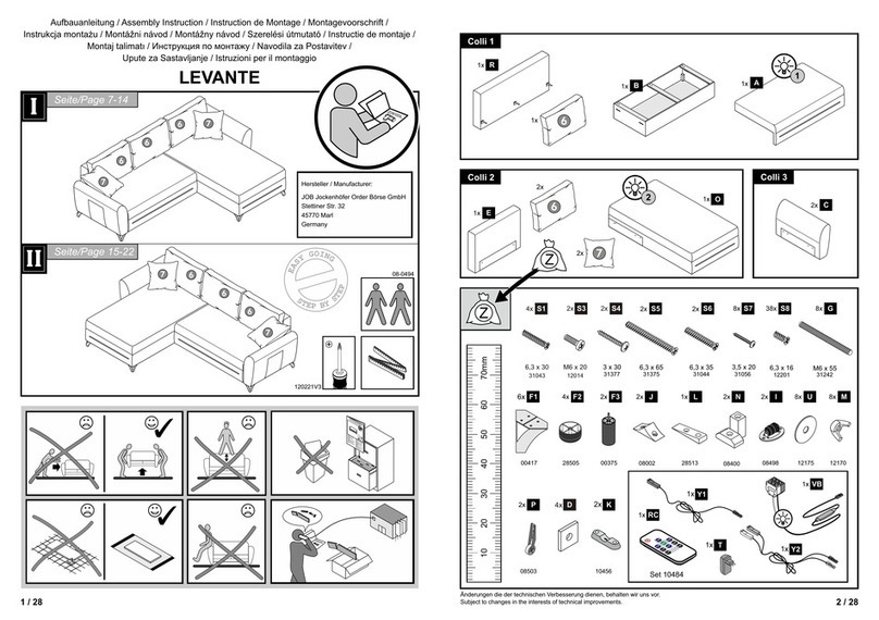 JOB LEVANTE Assembly instruction