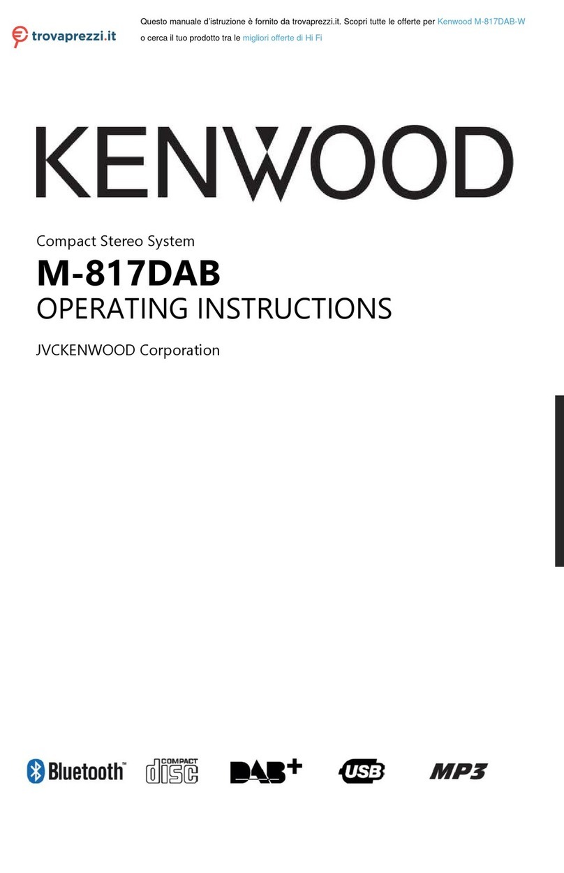 Kenwood M-817DAB-W User manual