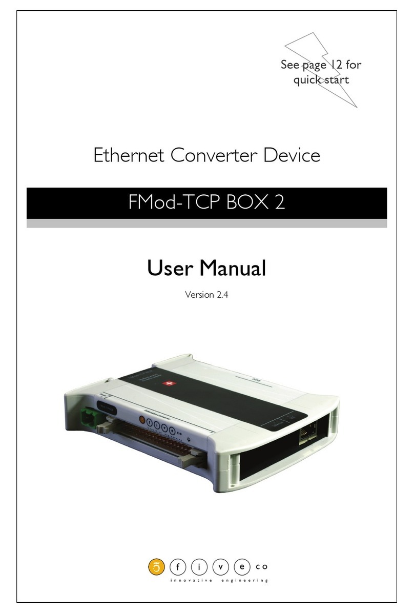 5five FMod-TCP BOX 2 user manual