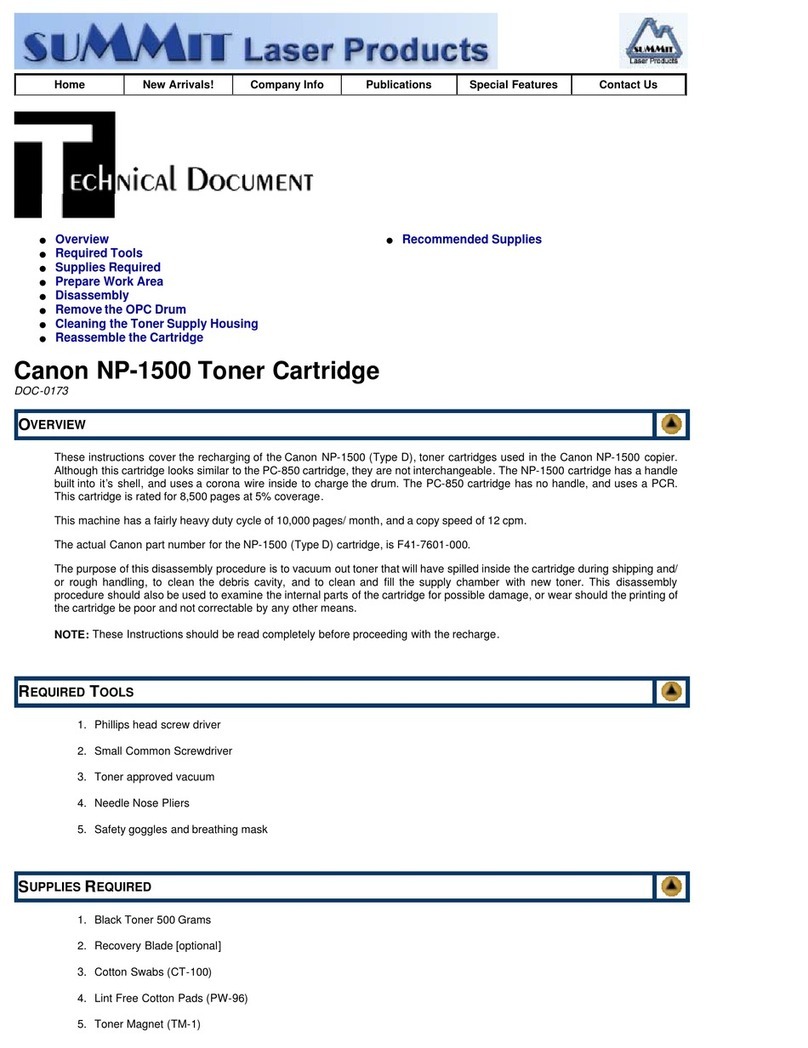 Canon NP-1500 User manual