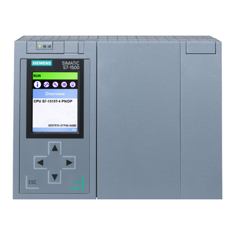 Siemens Simatic S7-1500 User manual Siemens Simatic S7-1500 User manual