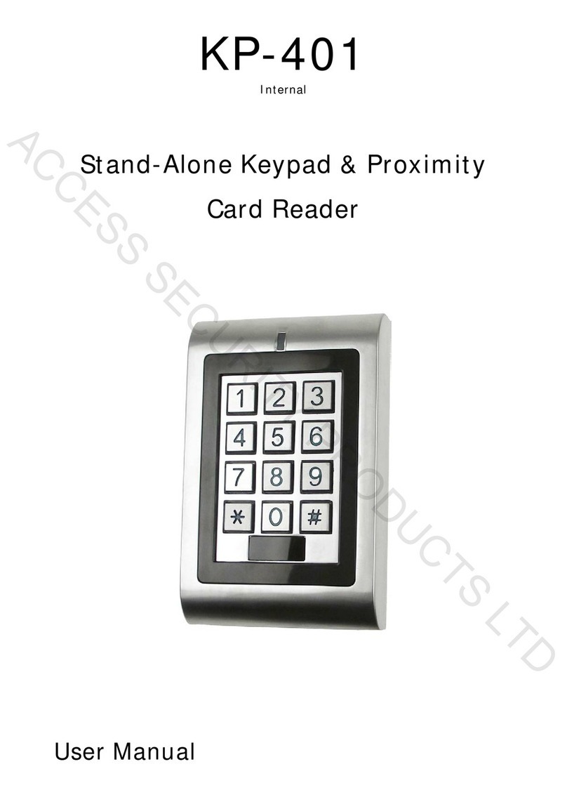Access Security Products KP-401 user manual