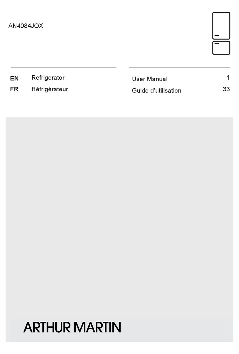 ARTHUR MARTIN AN4084JOX user manual