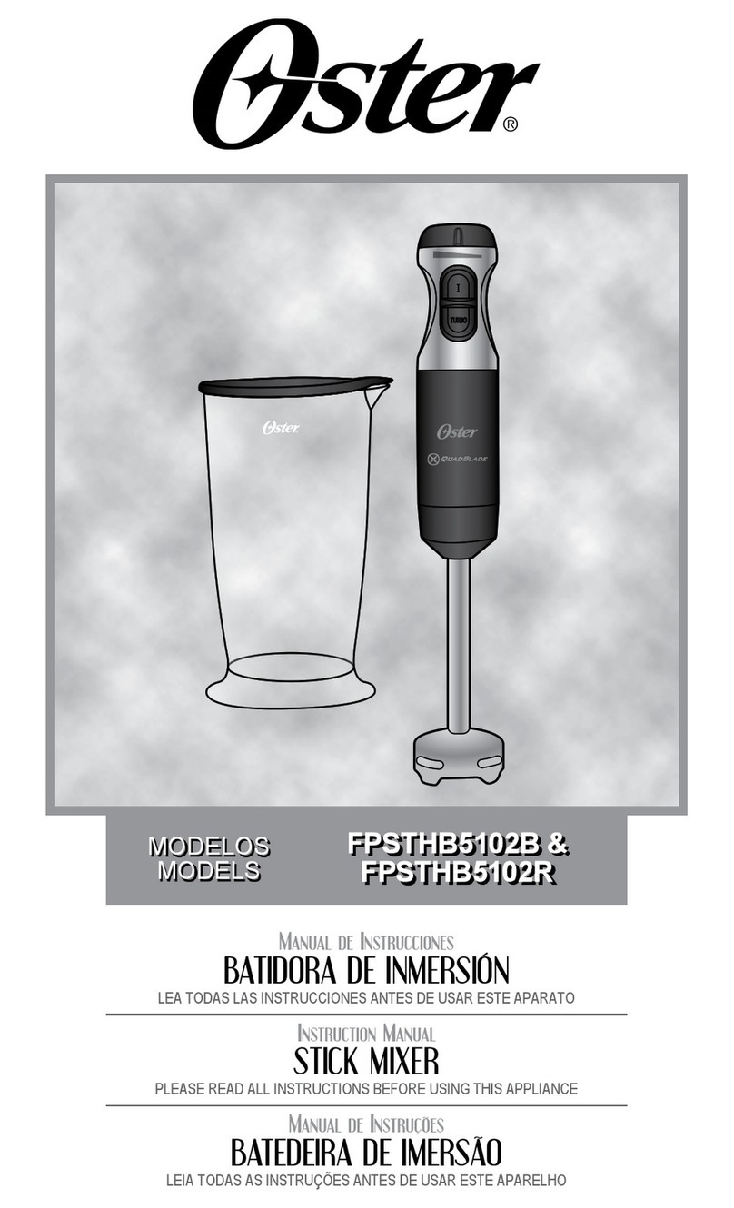 Oster FPSTHB5102B User manual