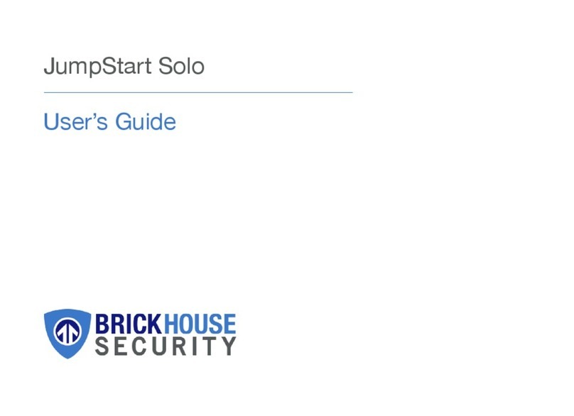 Brickhouse Security JumpStart Solo user guide Brickhouse Security JumpStart Solo user guide