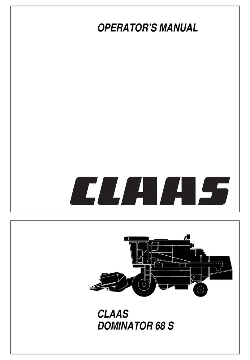 Claas DOMINATOR 68 S Operator's manual Claas DOMINATOR 68 S Operator's manual
