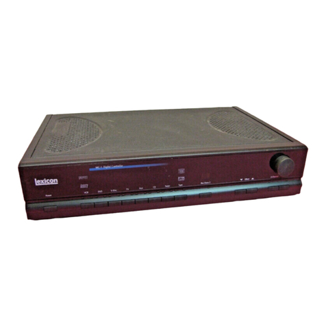 Lexicon MC-1 Service manual