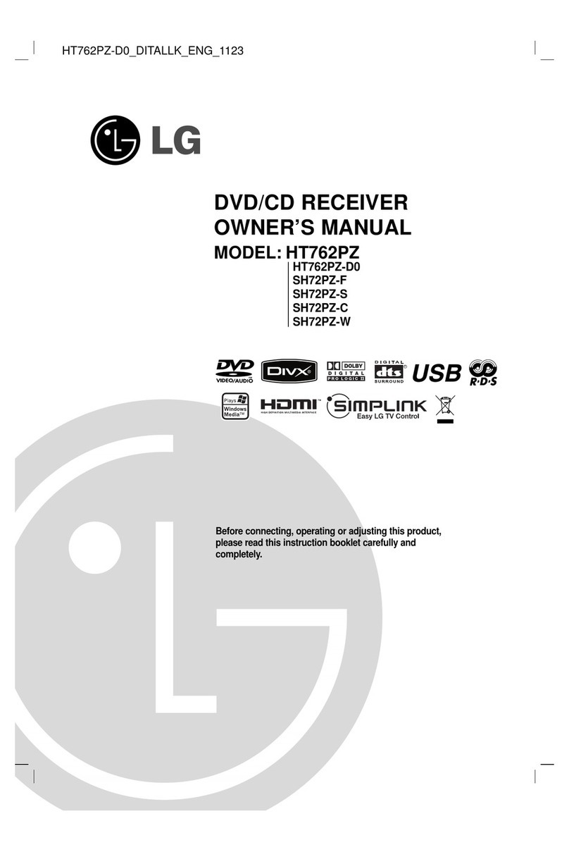 LG HT762PZ-D0 User manual