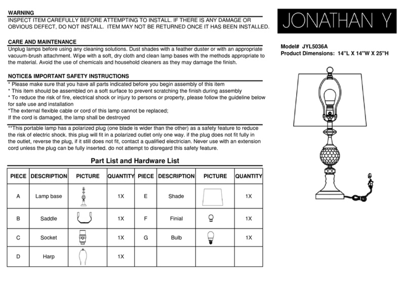 JONATHAN Y JYL5036A User manual