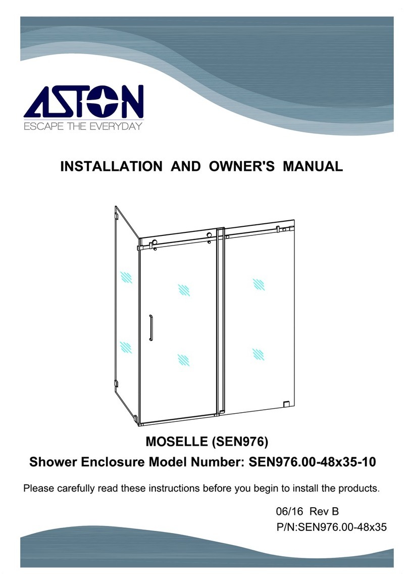 Aston Global SEB976 Installation and owner's manual