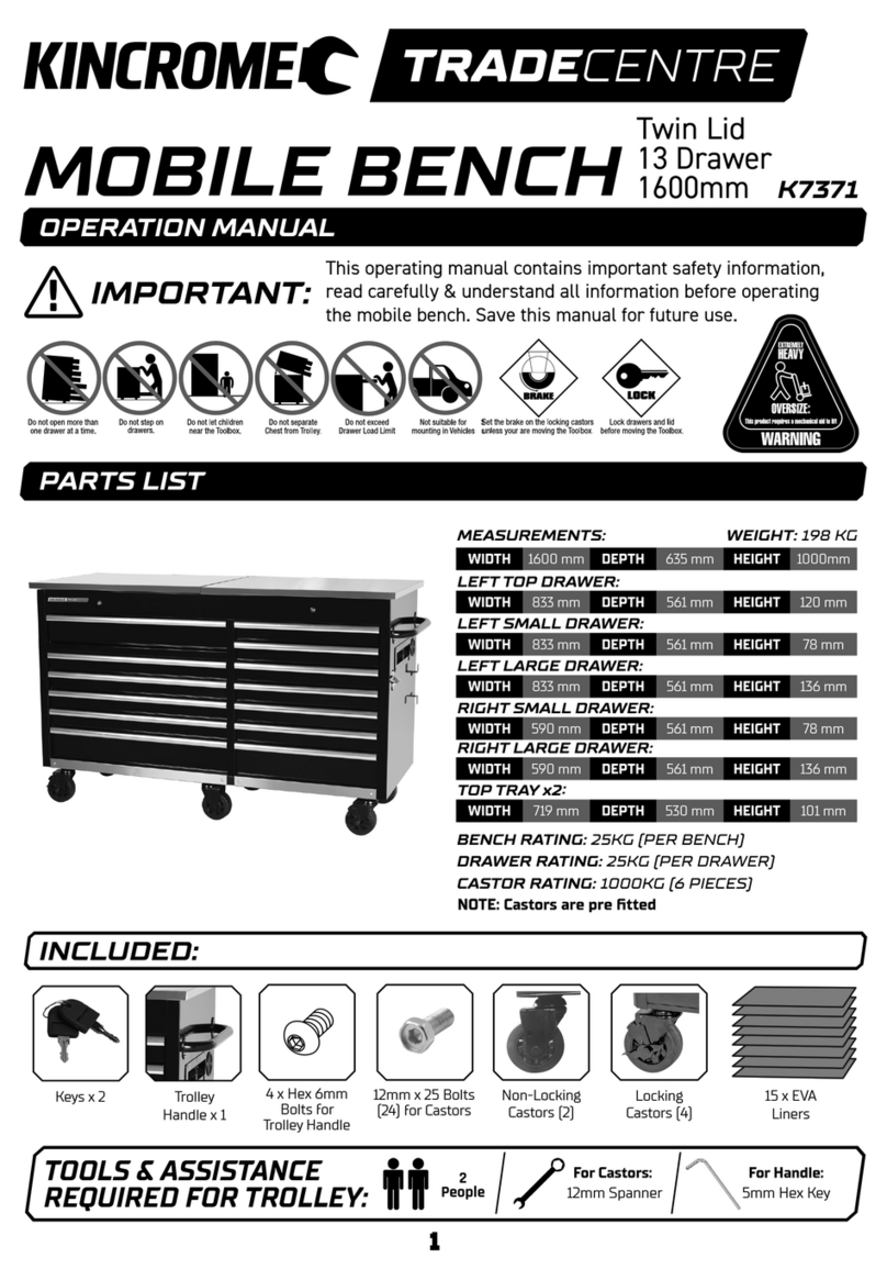 kincrome K7371 User manual