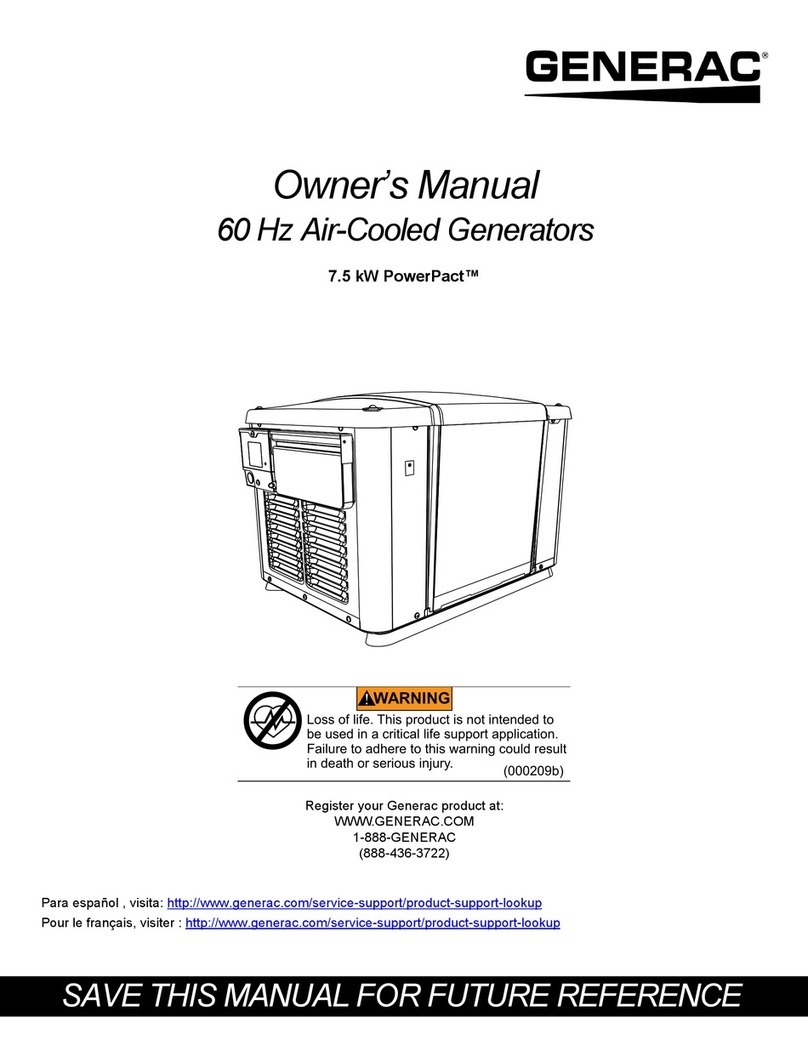 Generac Power Systems PowerPact G0069981 owner's manual Generac Power Systems PowerPact G0069981 owner's manual
