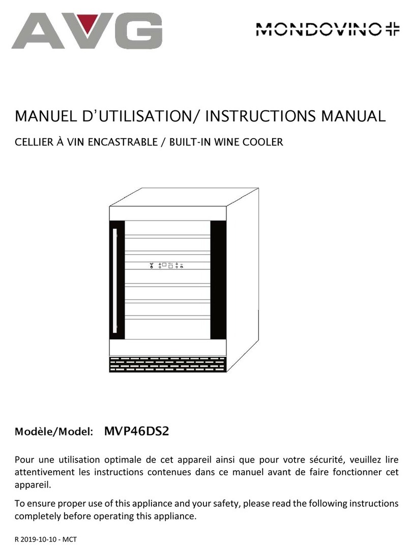 AVG Mondovino MVP46DS2 User manual