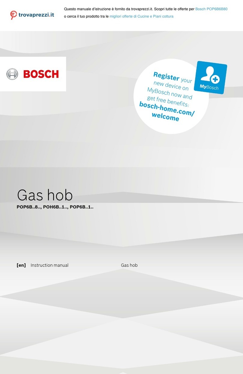 Bosch POP6B 8 Series instruction manual