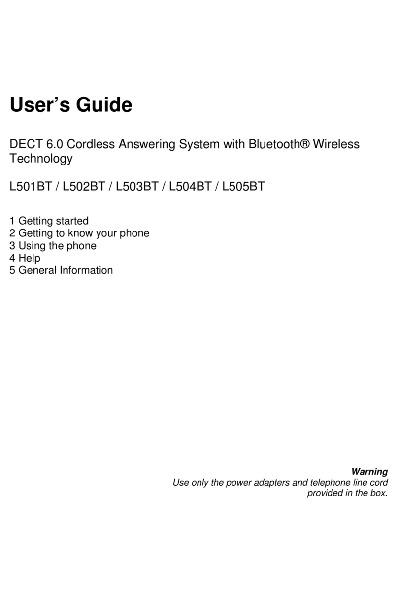 Motorola L501BT User manual