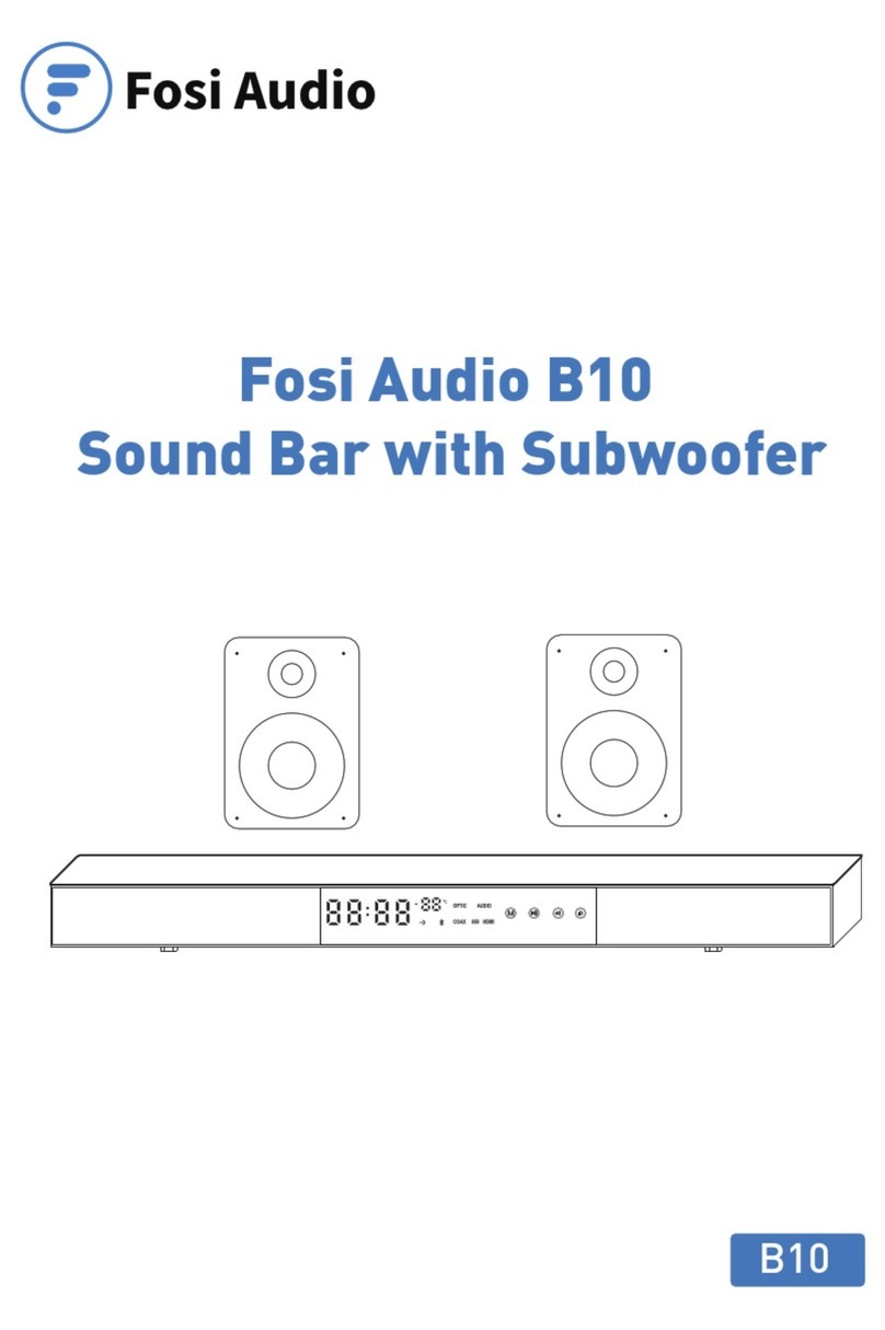 Fosi Audio B10 quick start guide