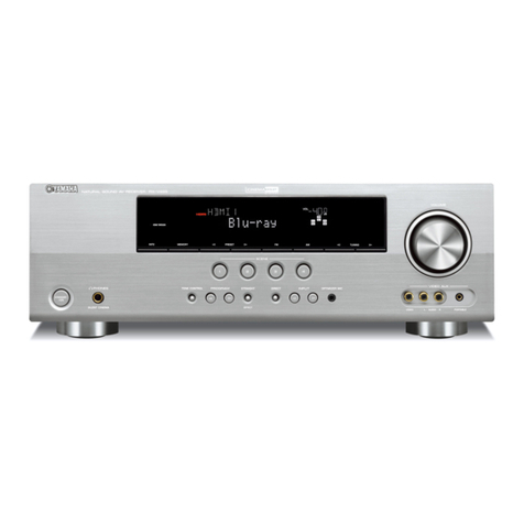 Yamaha RX-V465 Firmware update procedures