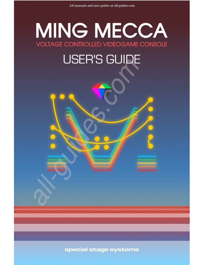Special Stage Systems MING MECCA User manual