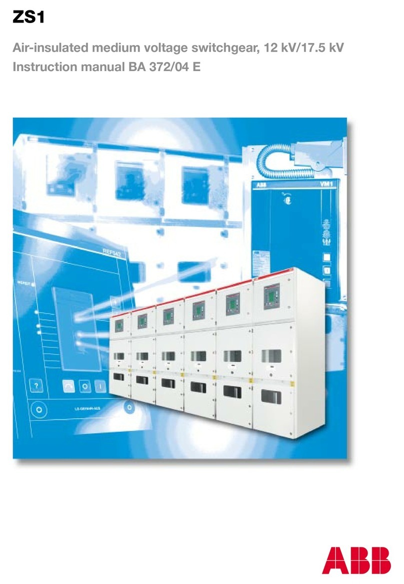 ABB UniGear ZS1 instruction manual