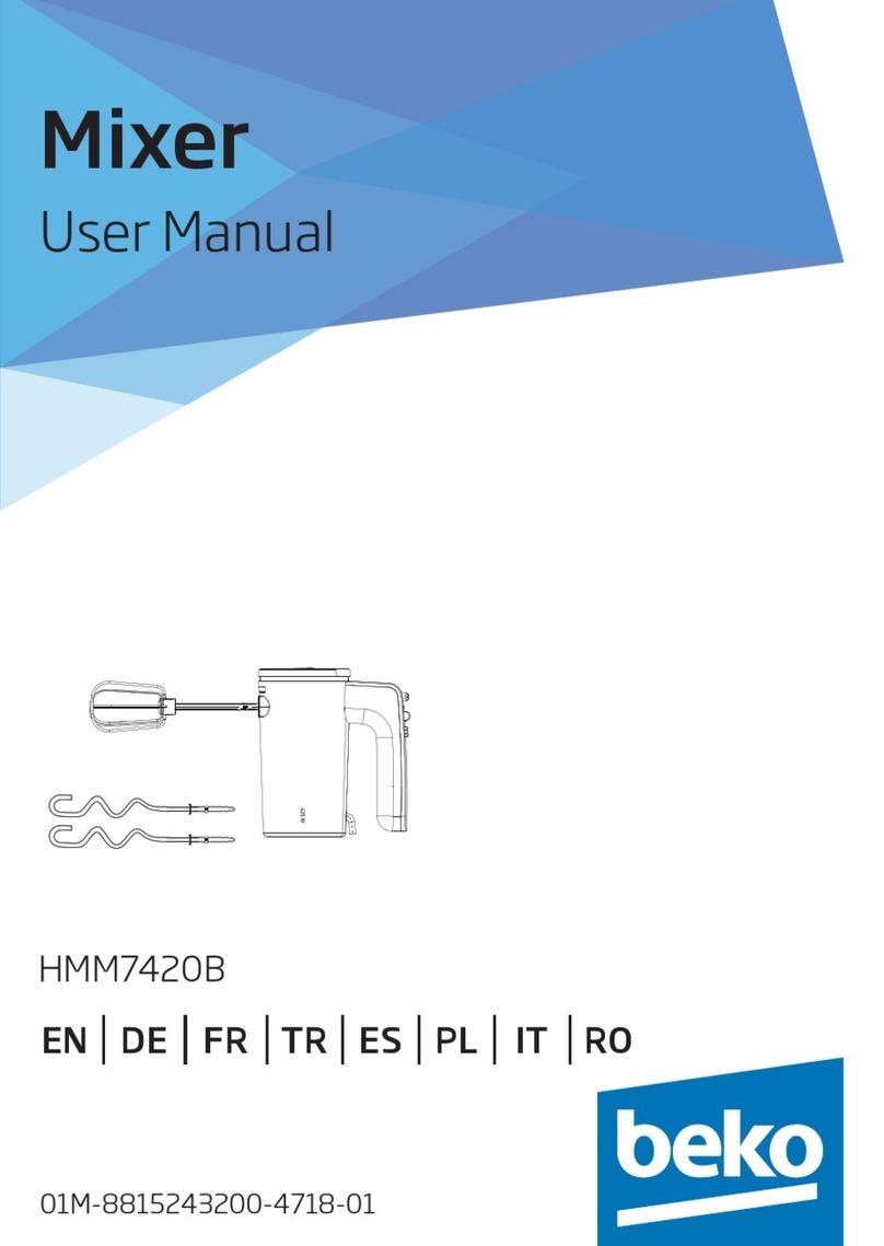 Beko HMM7420B user manual