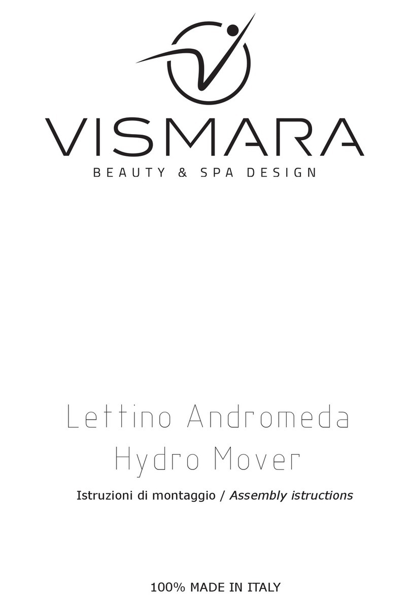 VISMARA Lettino Andromeda Assembly instructions VISMARA Lettino Andromeda Assembly instructions