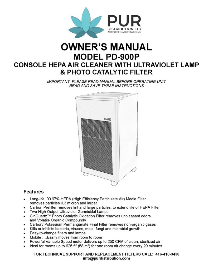 PUR PD-900P owner's manual