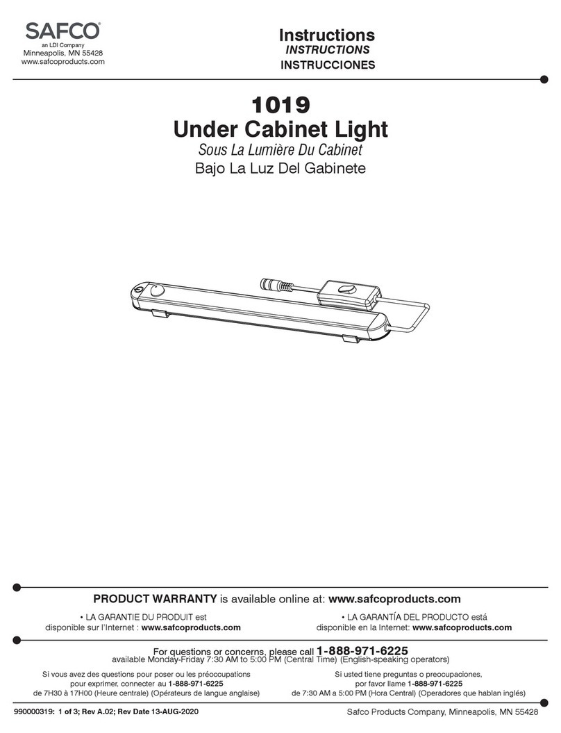 LDI SAFCO Resi 1019 User manual