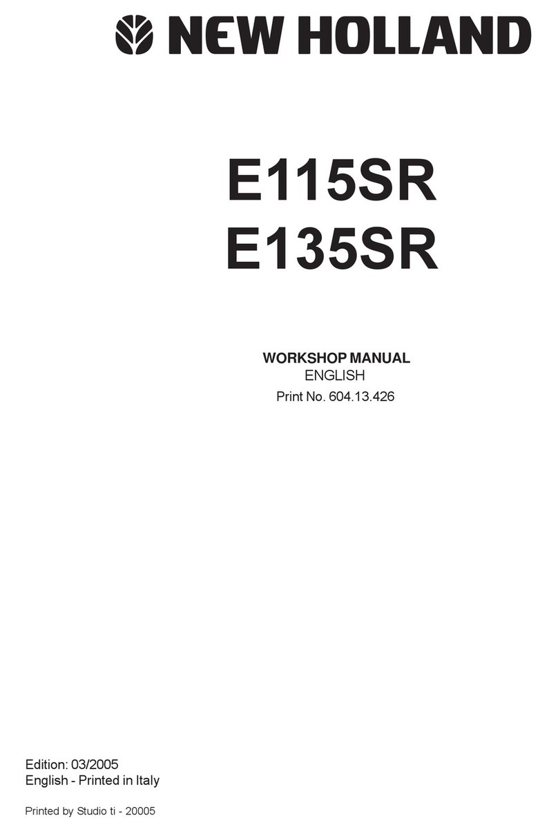 New Holland E115SR Instruction manual