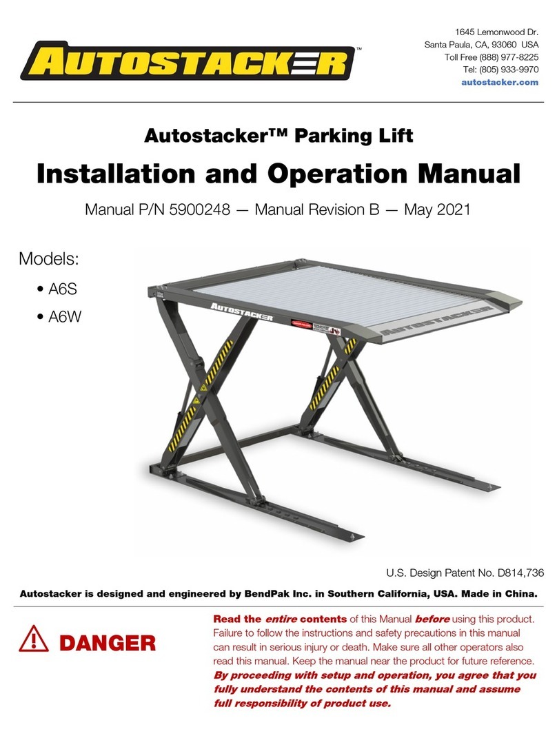 Autostacker A6S Installation and operation manual