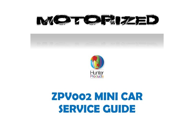 Hunter Products Motorized ZPV002 User manual Hunter Products Motorized ZPV002 User manual