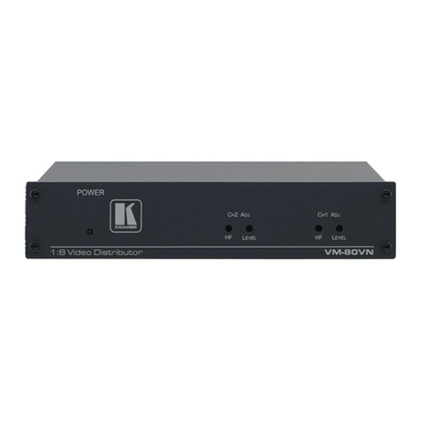 Kramer VM-80VN User manual