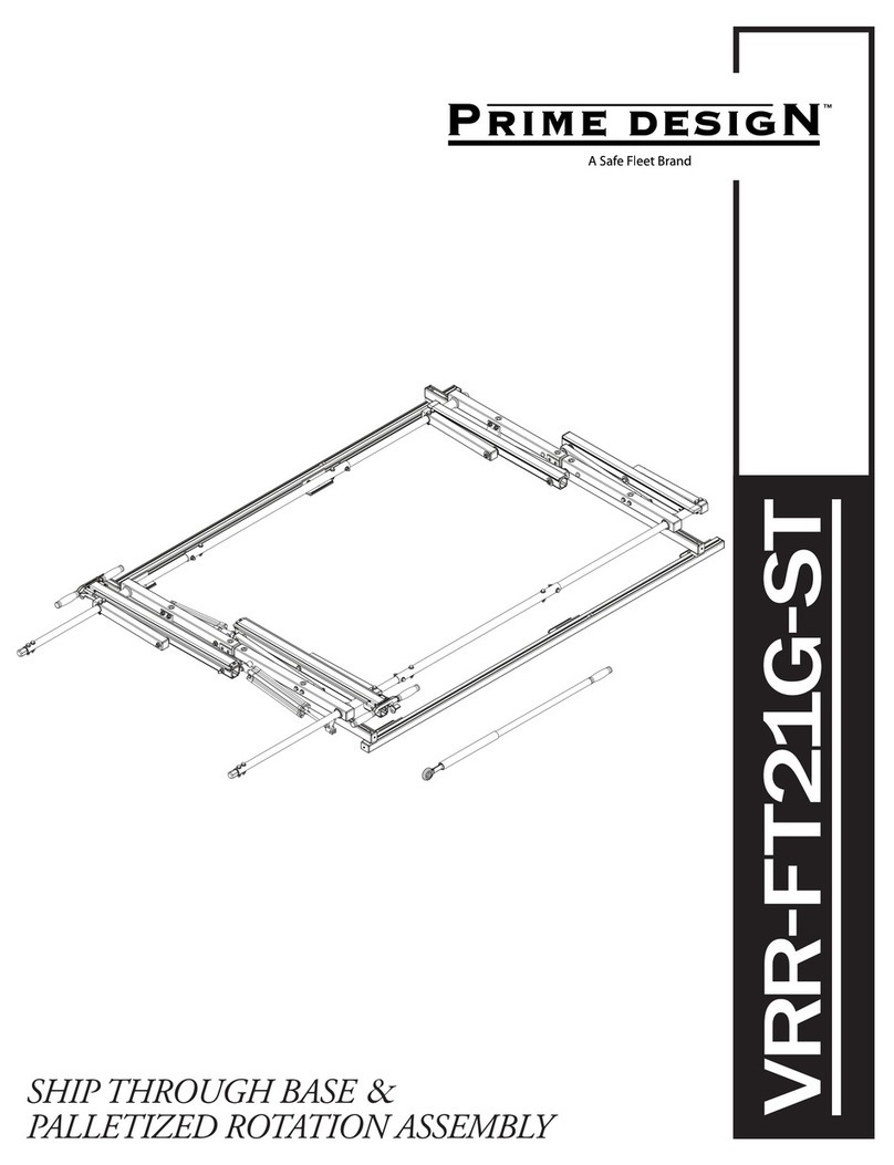Safe Fleet Prime Design VRR-FT21G-ST User manual