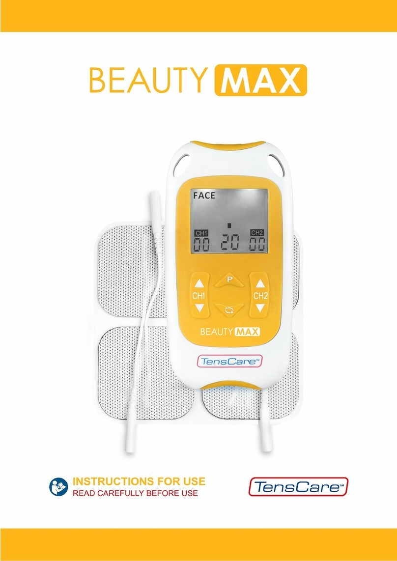 TensCare BEAUTYMAX User manual TensCare BEAUTYMAX User manual