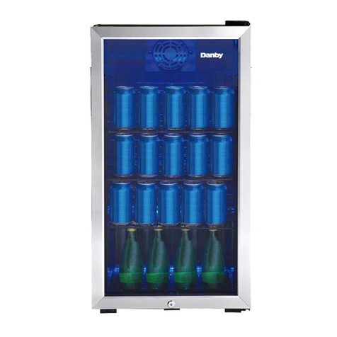 Danby DBC117A1BSSDB User manual