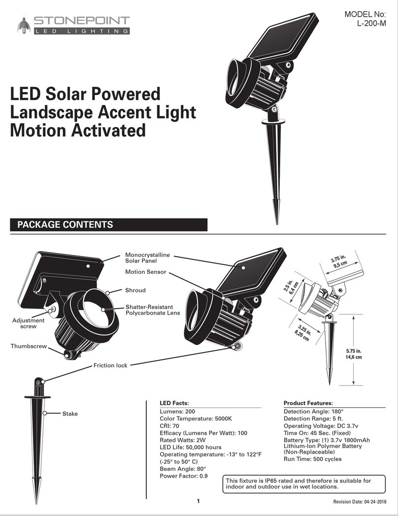 StonePoint L-200-M manual