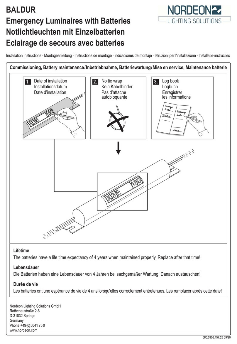 NORDEON BALDUR installation instructions