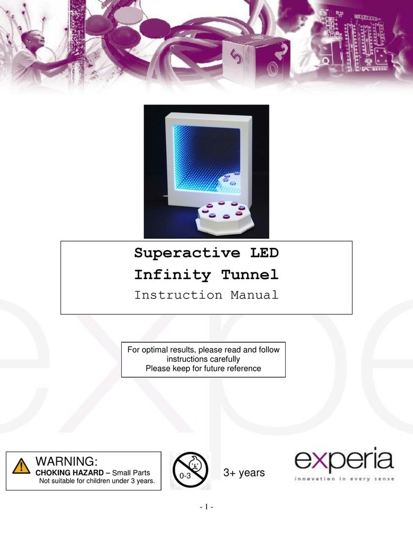 Experia Superactive LED Infinity Tunnel User manual