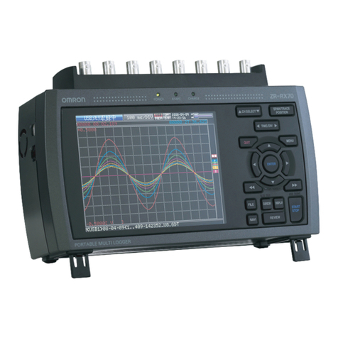 Omron ZR-RX70 User manual