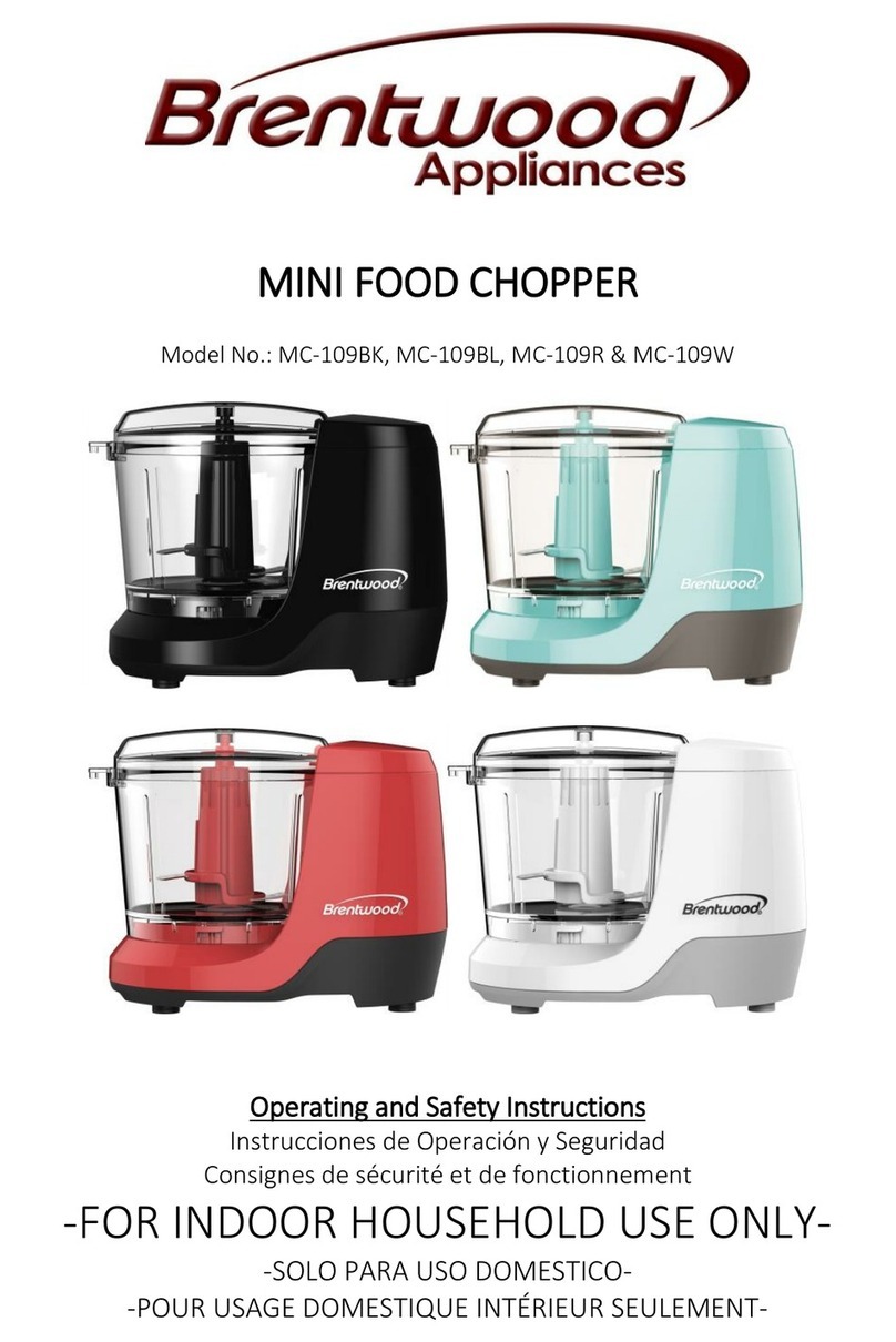 Brentwood Appliances MC-109BK Operating and safety instructions