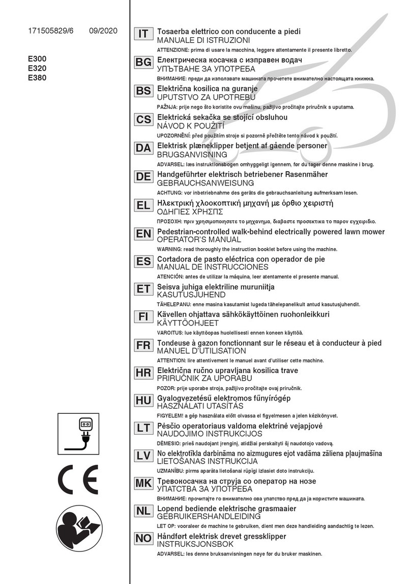 Alpina E300 Operator's manual