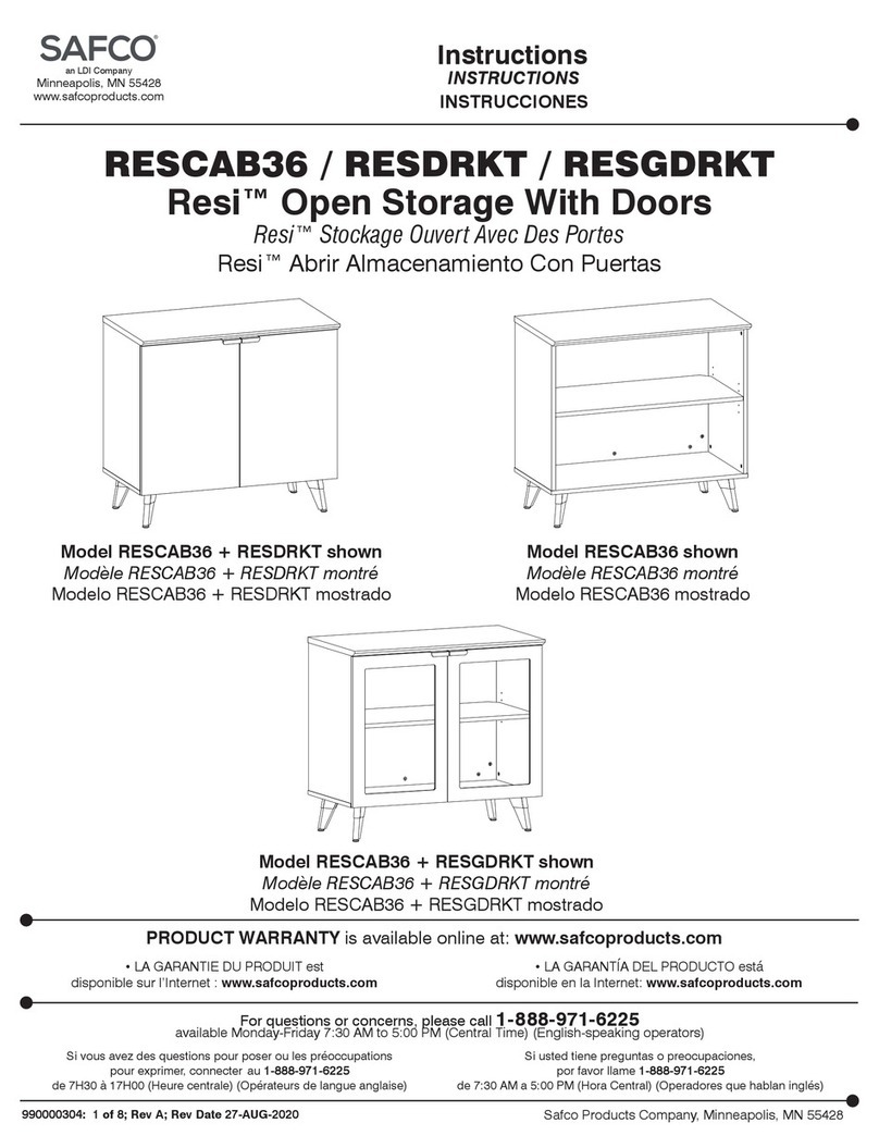 LDI SAFCO Resi RESCAB36 User manual LDI SAFCO Resi RESCAB36 User manual