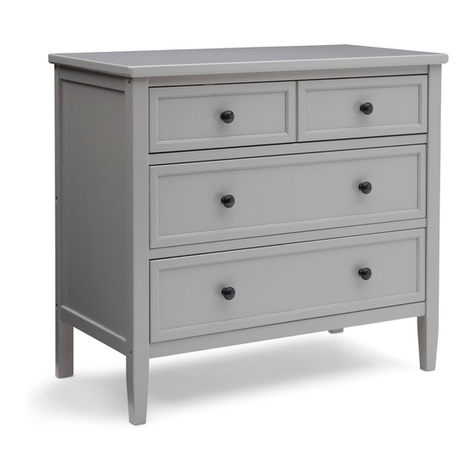 Delta Children Epic 3 Drawer Dresser manual Delta Children Epic 3 Drawer Dresser manual