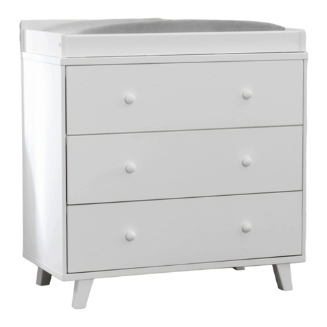 Delta Children Dresser With Changing Top Assembly instructions