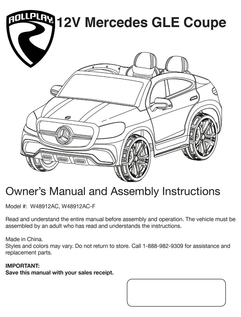Rollplay W48912AC-F Assembly instructions Rollplay W48912AC-F Assembly instructions