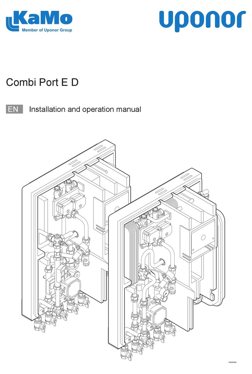 KaMo uponor Combi Port E D Installation and operation manual
