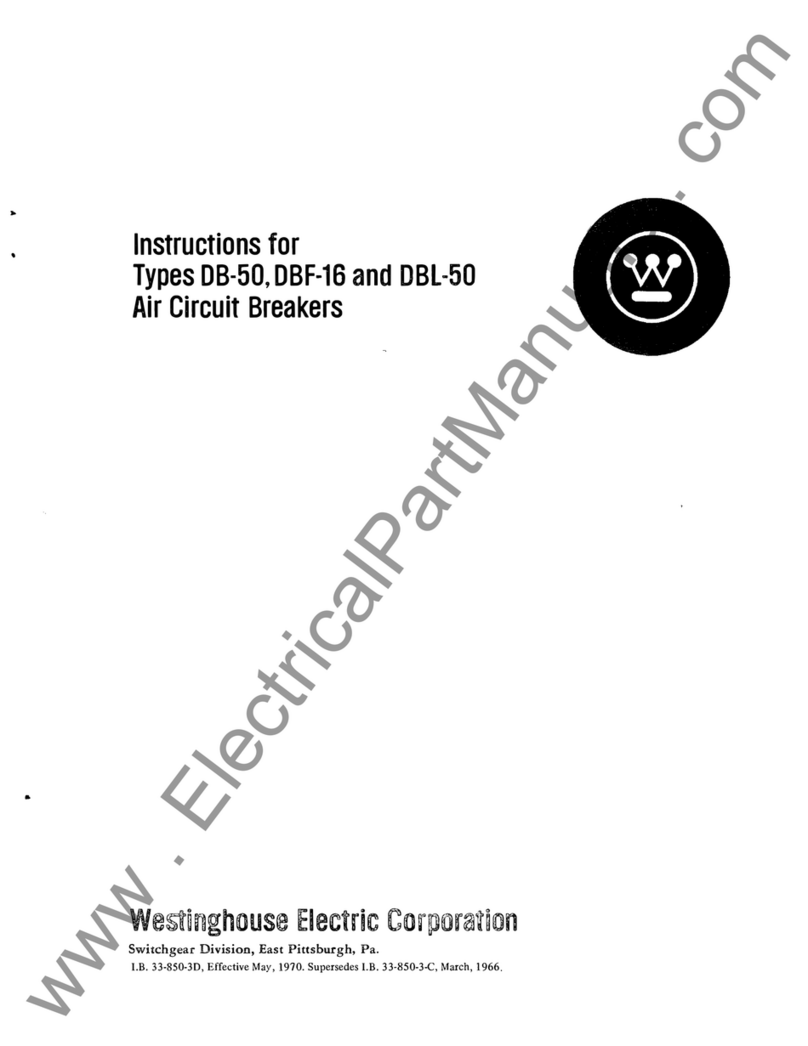Westinghouse DB-50 User manual