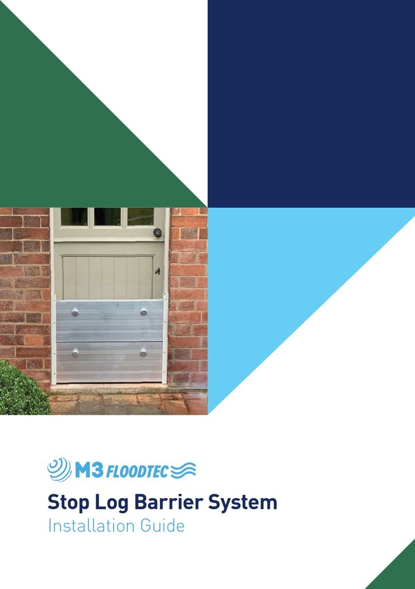 M3 Stop Log Barrier User manual