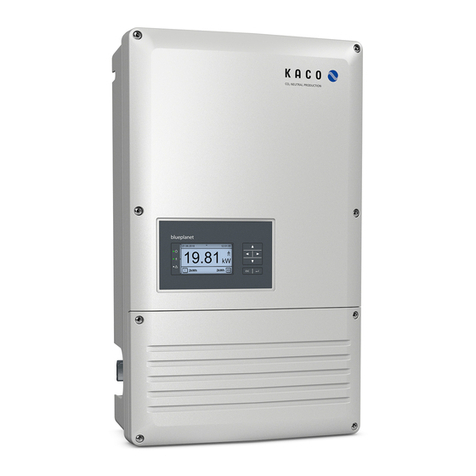 Kaco blueplanet 15.0 TL3 manual
