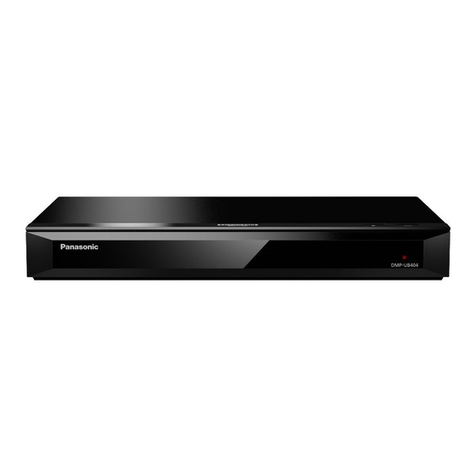 Panasonic DMP-UB404 User manual